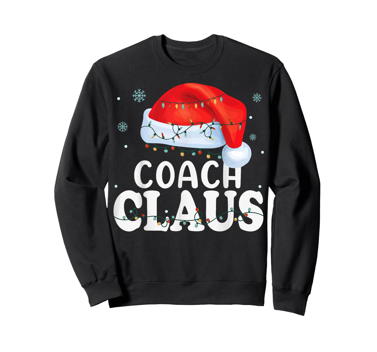 Coach Santa Claus Christmas Funny Matching Costume T-Shirt