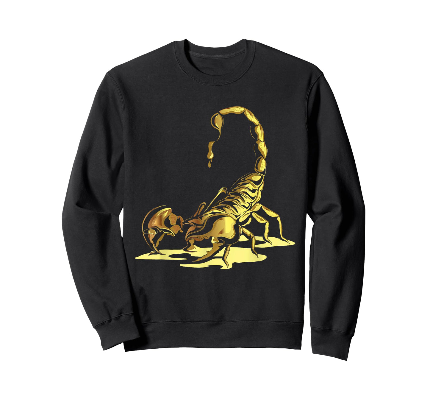 Gold Scorpion Lover Arachnid Scorpio Zodiac T-Shirt