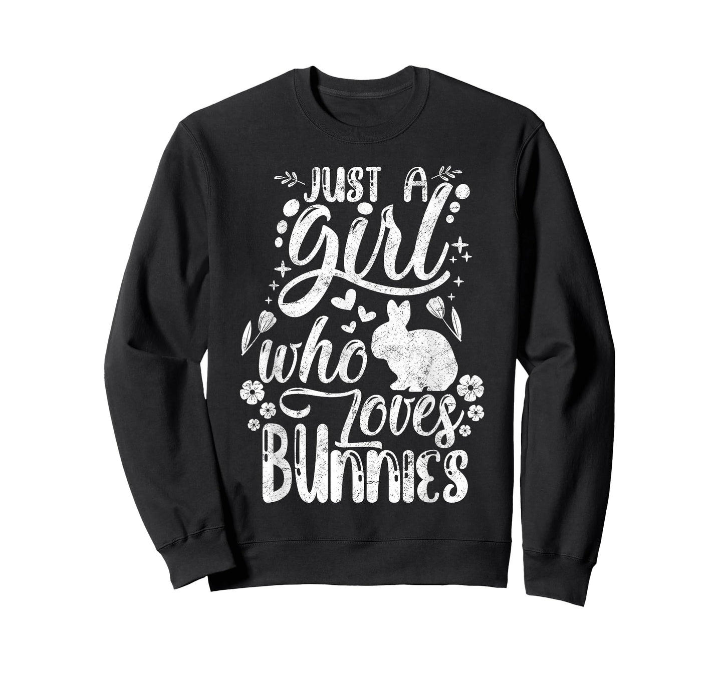 Funny Just A Girl Who Loves Bunnies Cute Rabbit Lover T-Shirt