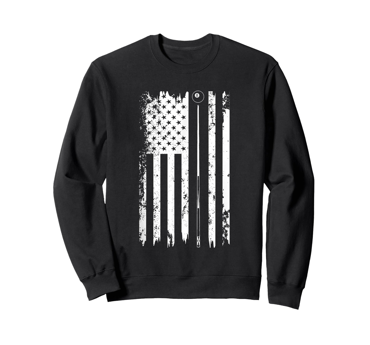 American Flag Billiard Vintage Pool Balls Player T-Shirt
