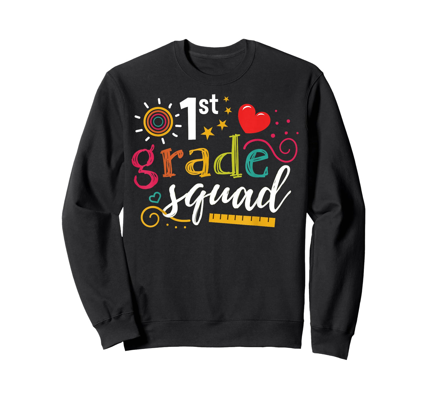 1st First Grade Squad Student Teacher Gift Back to School T-Shirt