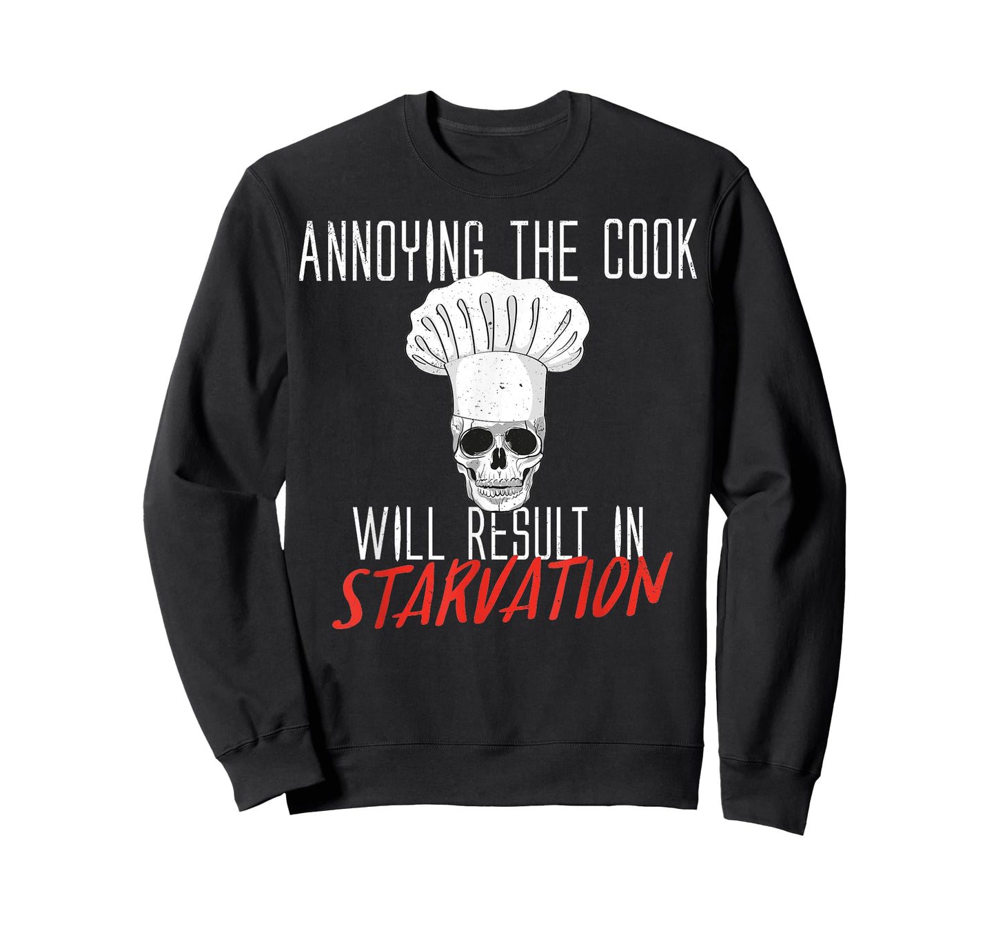 ANNOYING THE COOK SKULL HALLOWEEN COSTUME T-SHIRT T-Shirt