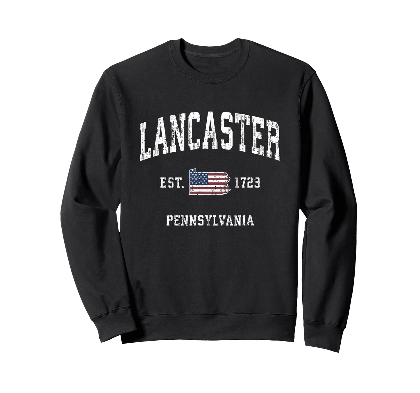Lancaster Pennsylvania PA Vintage American Flag Sports Desig T-Shirt