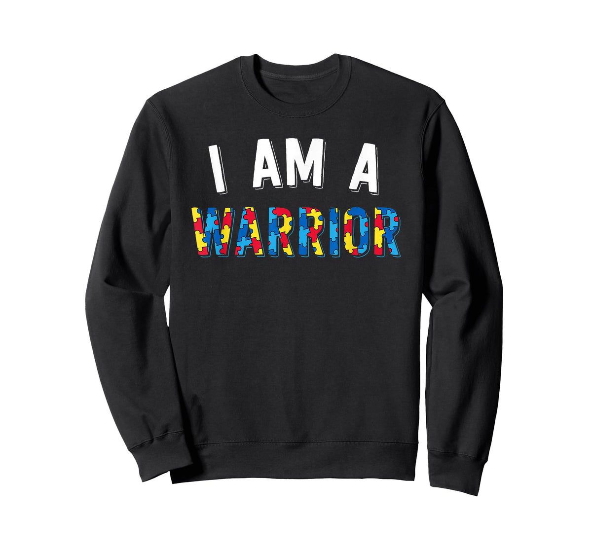 I Am A Warrior Autism Family Shirt Puzzle Autism Awareness T-Shirt