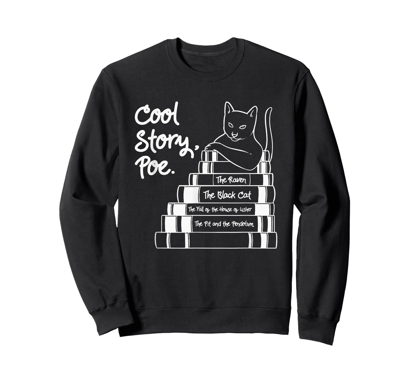 Cool Story Poe Black Cat Edgar Allan Poe T-Shirt