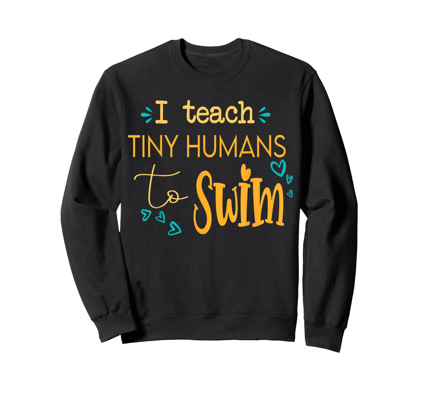 cool swim coach I teach tiny humans to swim swimming teacher T-Shirt