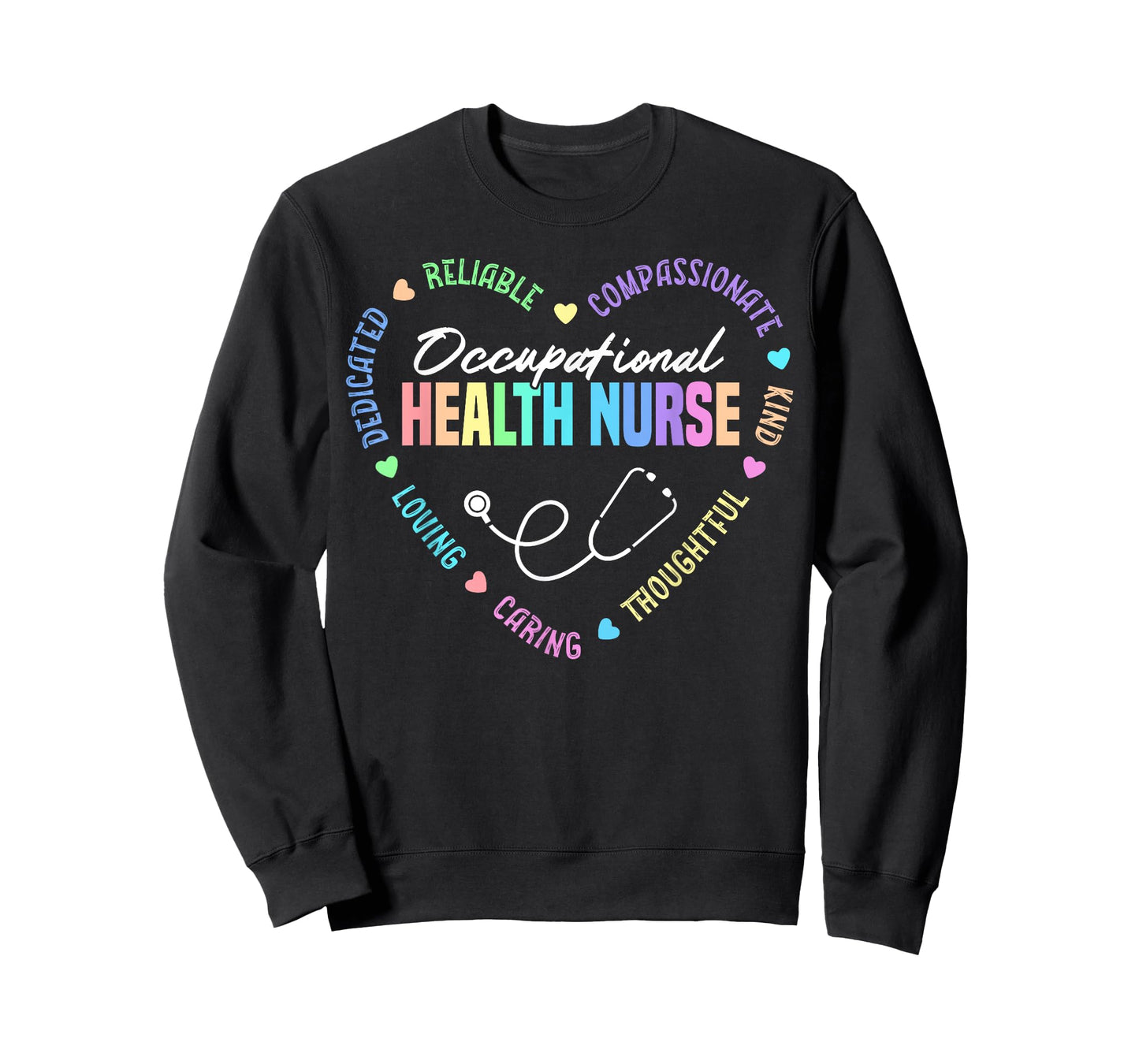Cute Occupational Health Nurse Heart T-Shirt