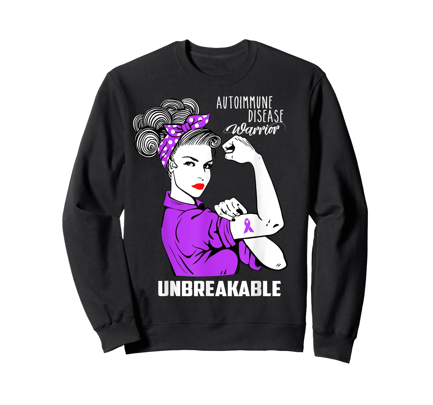 Autoimmune Disease Warrior Unbreakable Shirt Awareness Gift T-Shirt