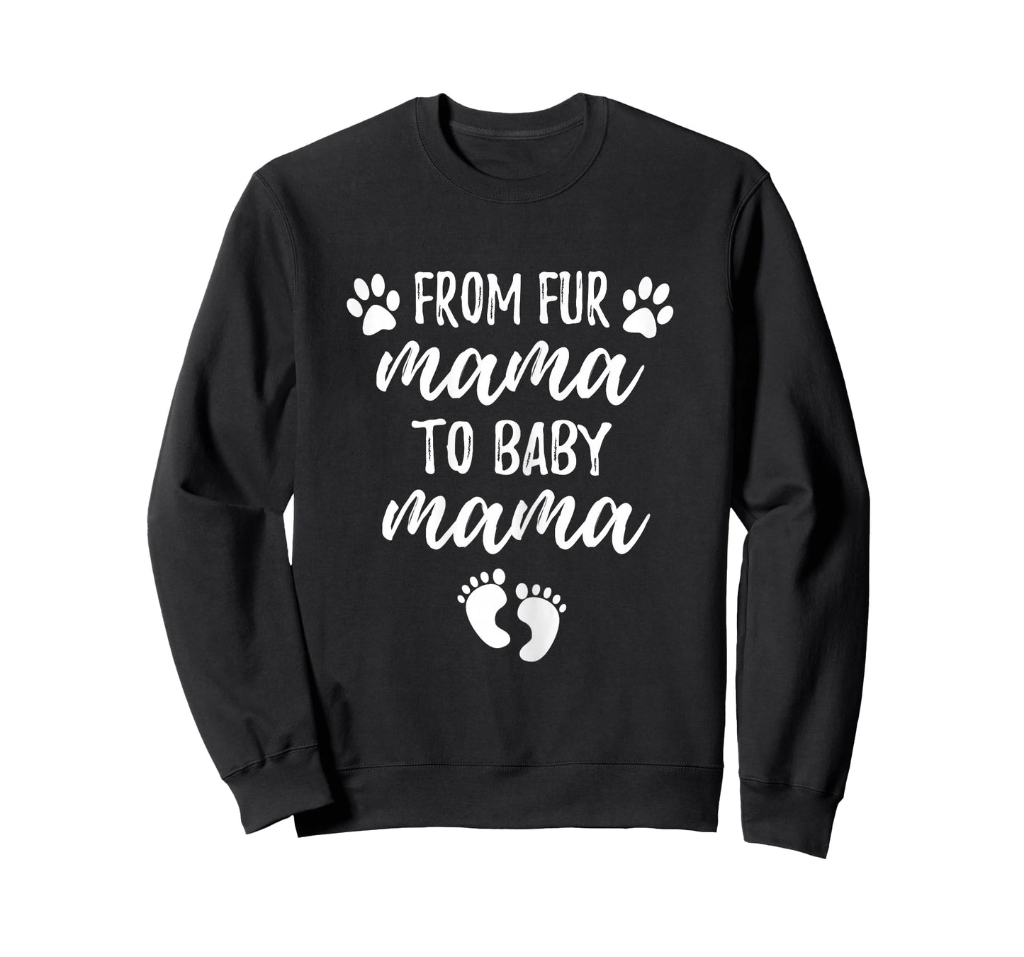 from Fur Mama to Baby Mama T-Shirt Pregnancy Announcement T-Shirt