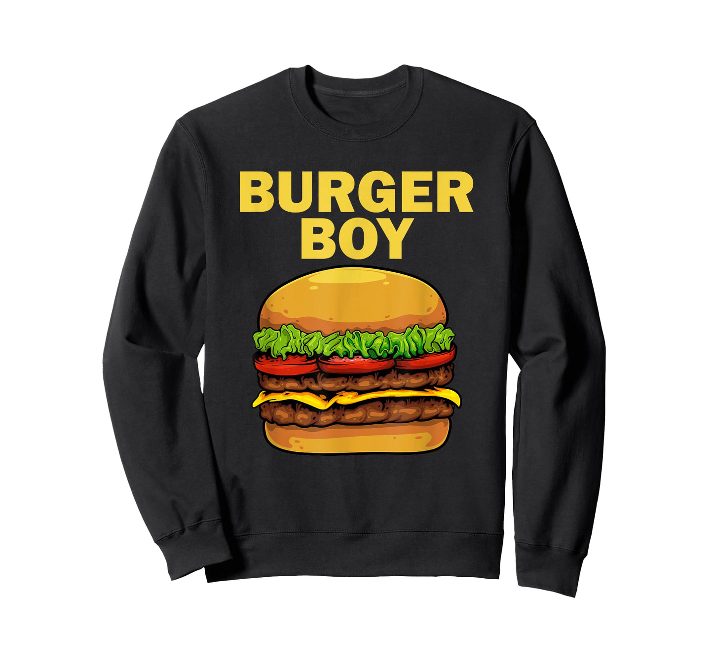 Cool Burger Art For Boys Men Hamburger Cheeseburger Lovers T-Shirt
