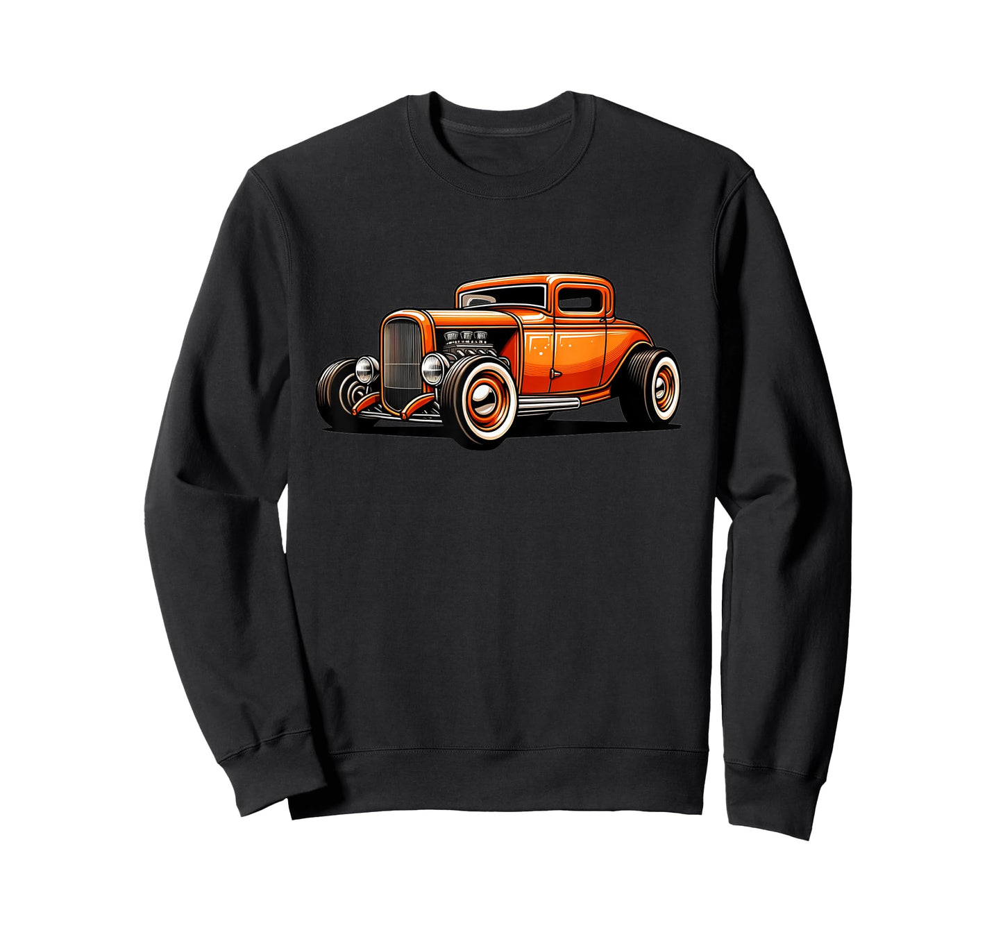 Classic Hot Rod Retro Vintage Custom Hotrod Car Illustration T-Shirt