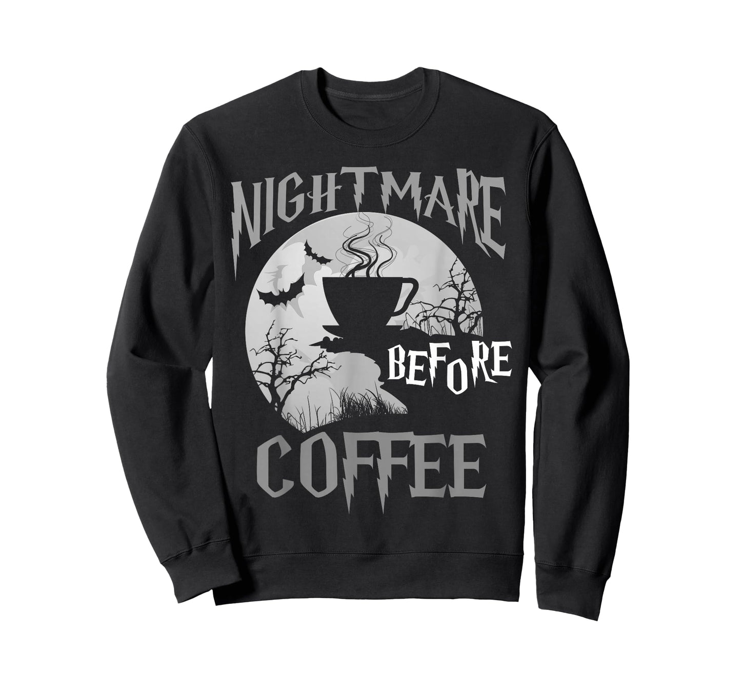 Cute Nightmare Before Coffee Halloween Shirt Funny Mug Gift T-Shirt
