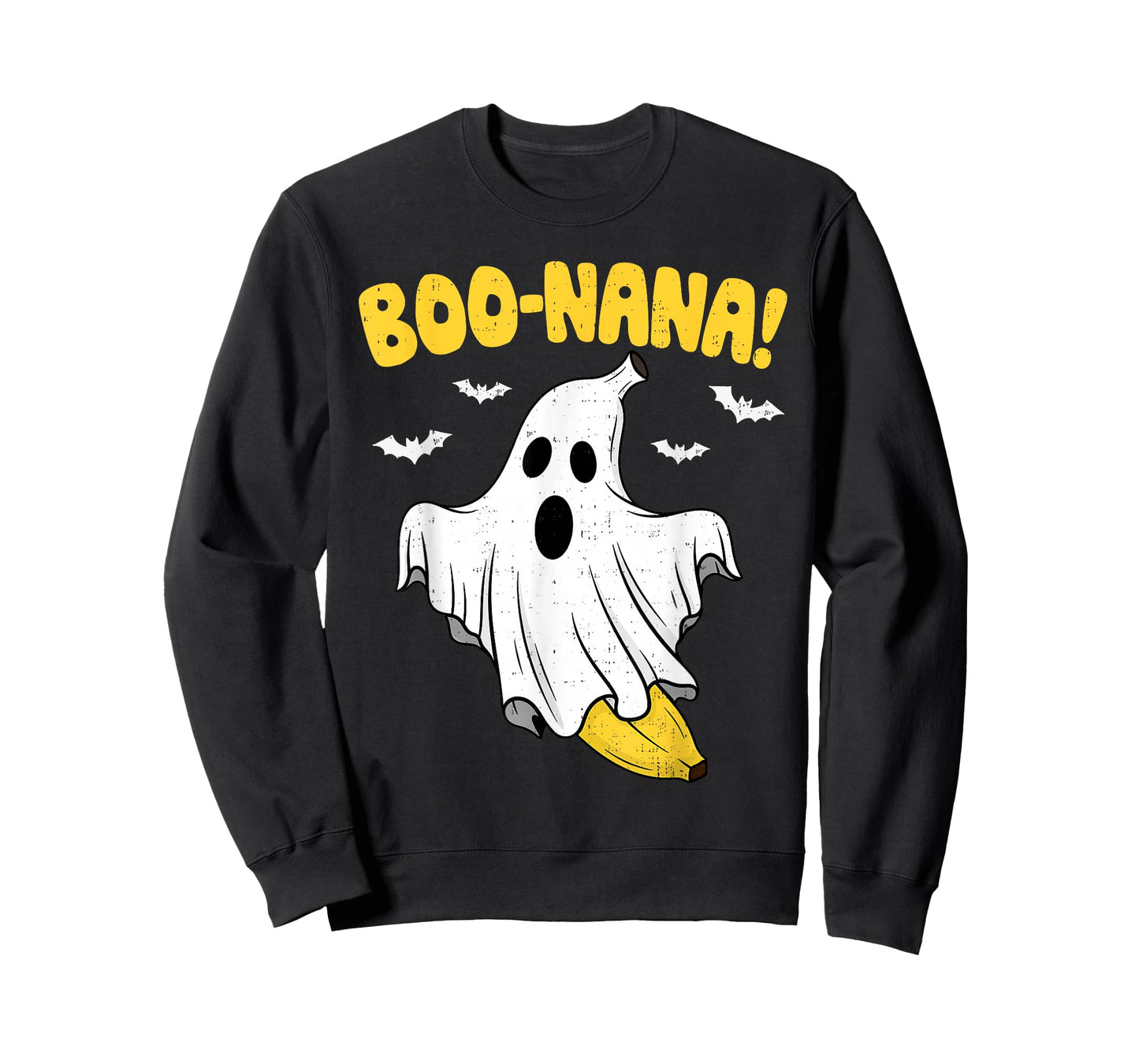 Funny Banana Ghost Boo Pun Halloween Costume Men Women Kids T-Shirt