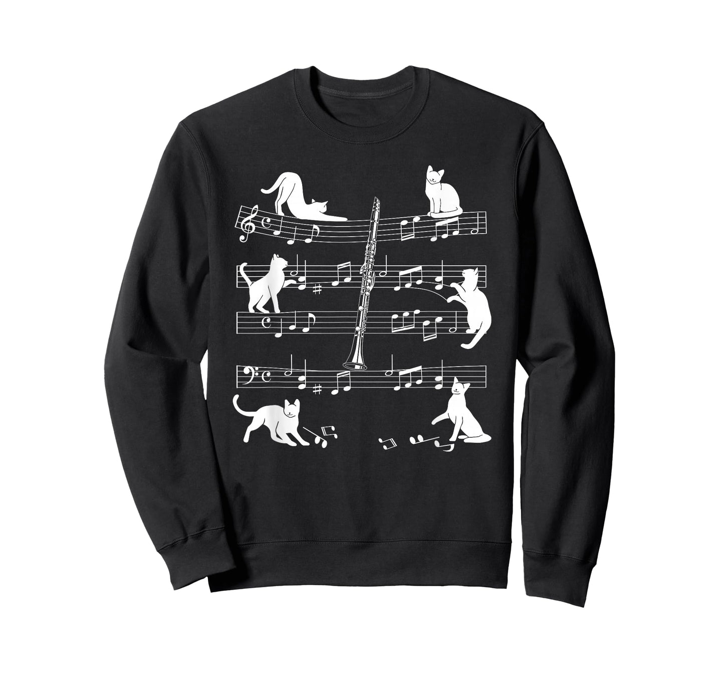 Clarinetist Cats for Cat Loving Clarinet Player T-Shirt
