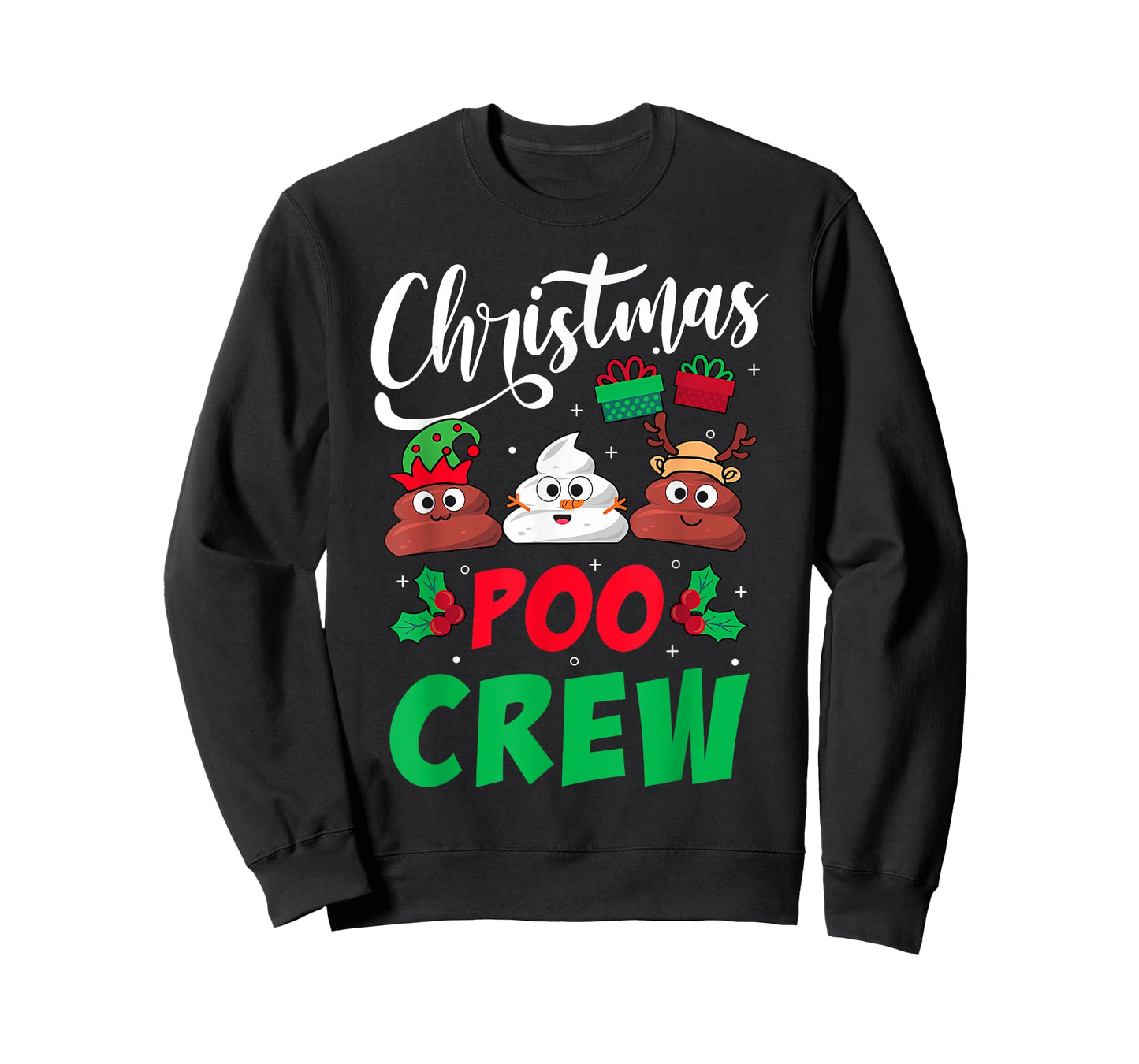 Christmas Poo Crew Funny Poo Xmas Pajama T-Shirt