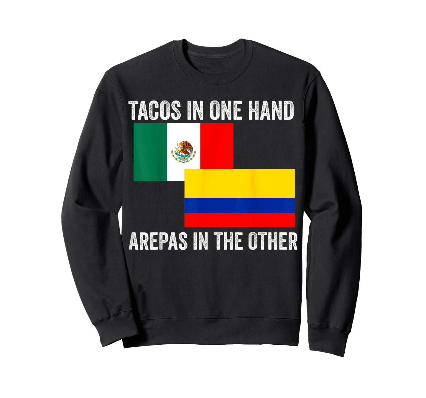 Half Colombian Half Mexican Flag 1/2 Heritage Pride T-Shirt
