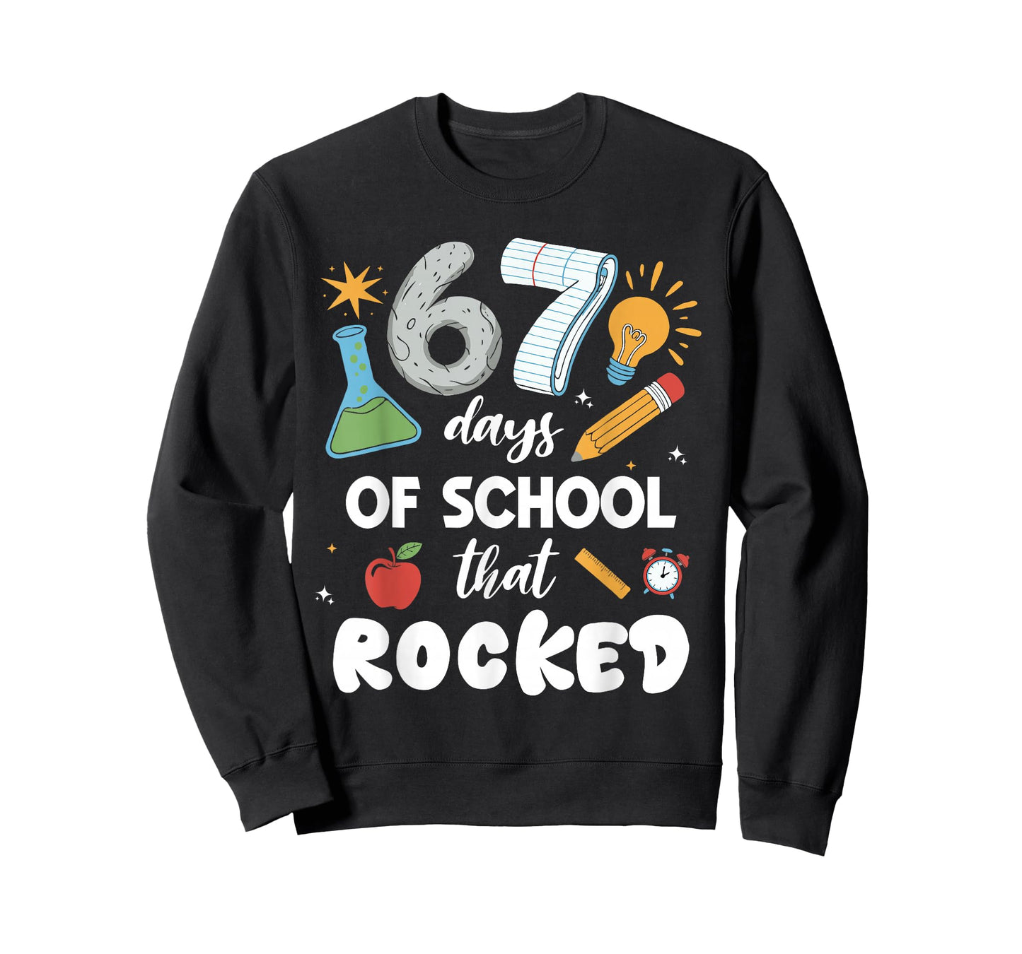 67 Days of School That Rocked T-Shirt