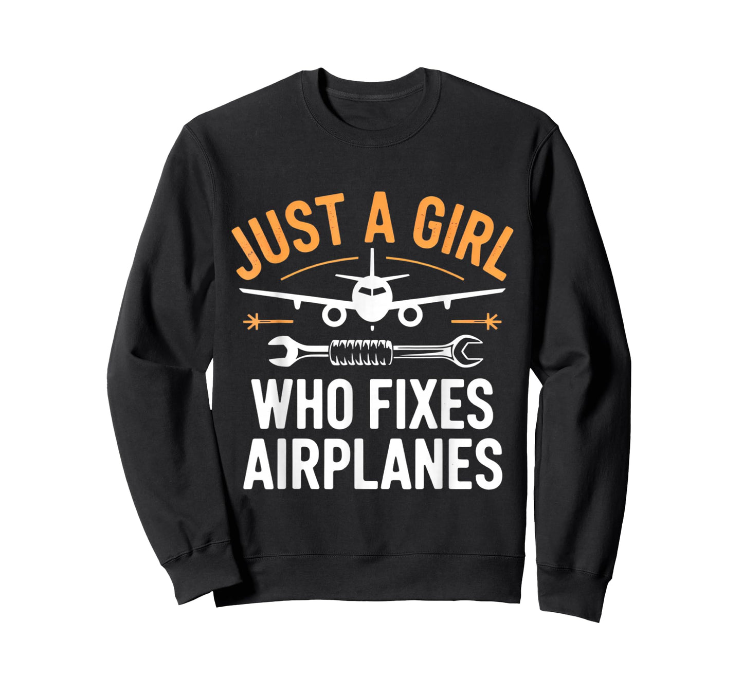 Aircraft Mechanic Women Just a Girl Who Fixes Airplanes T-Shirt