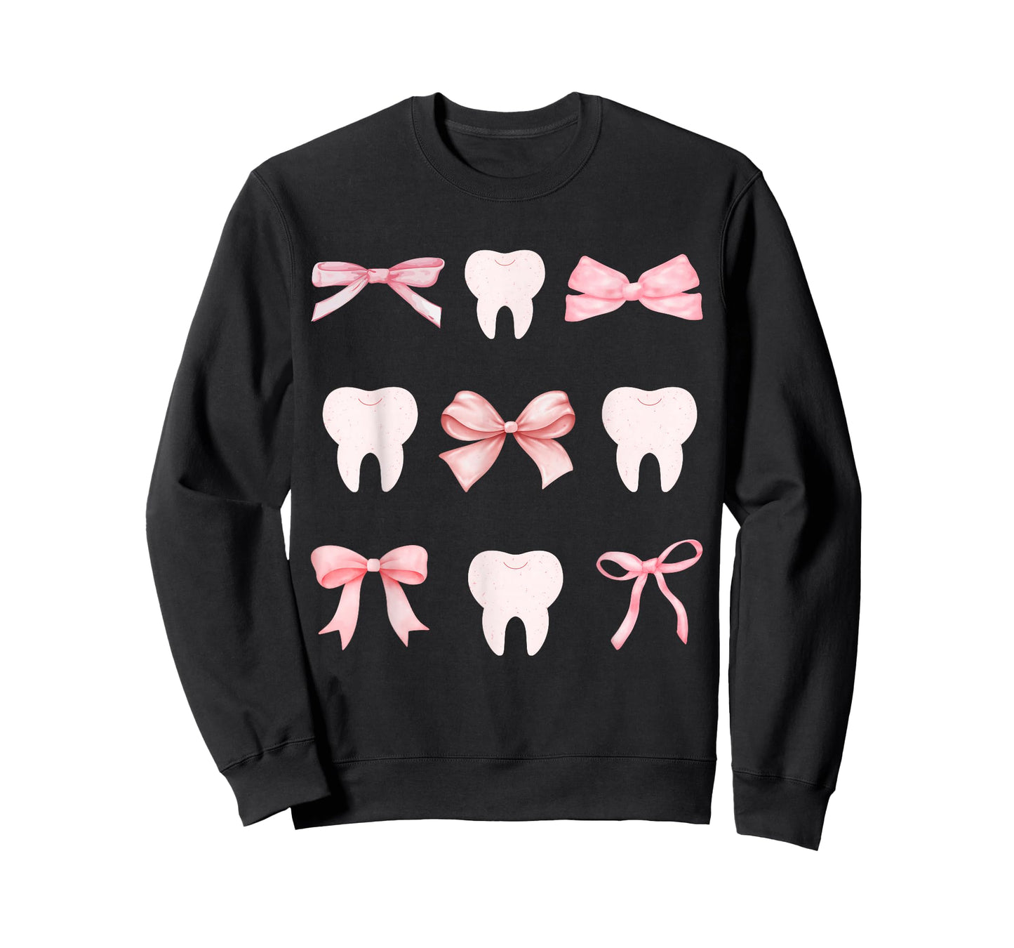 Cute Tooth Dental Assistant Hygiene Oral RDH T-Shirt, Small, Black