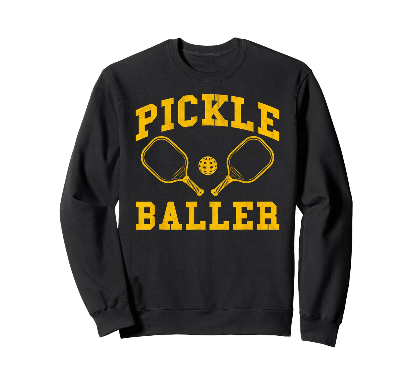 Funny Pickle baller Quote Paddleball Pickleball Player retro T-Shirt
