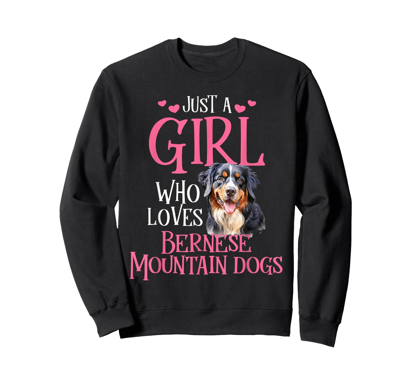 Just A Girl Who Loves Bernese Mountain Dogs T-Shirt