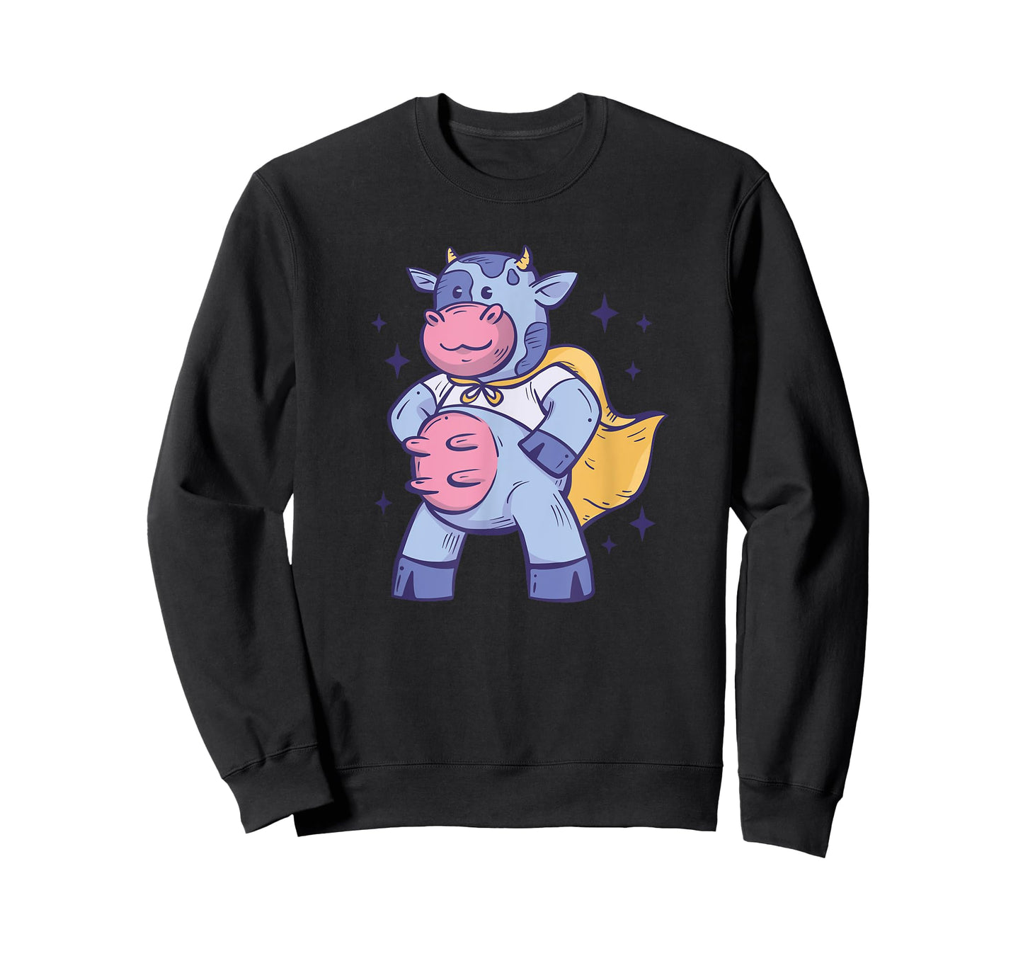 Cow In Superhero Costume Cattle, Cow Farmer T-Shirt