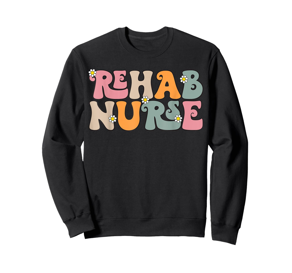 Groovy Rehab Nurse Rehabilitation RN Psychiatric Nurse T-Shirt