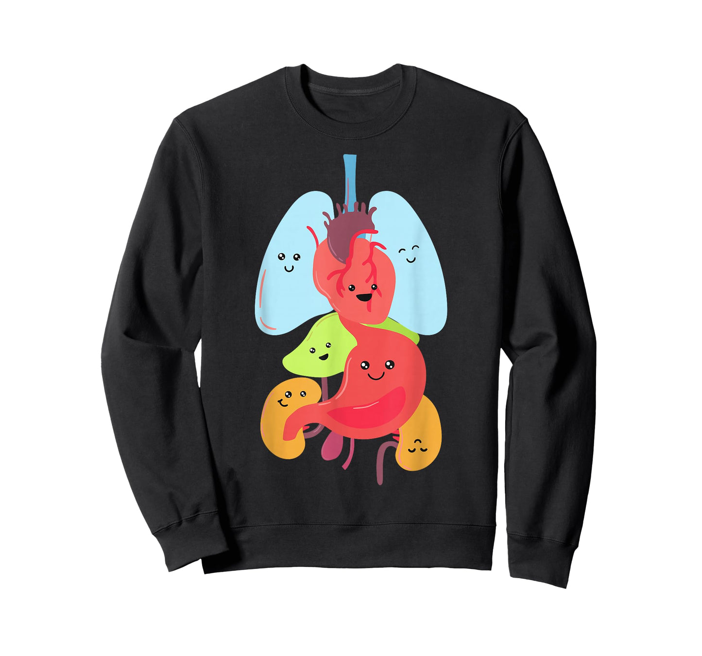 Cute Anatomy TShirt - Internal Organs Body Tee T-Shirt