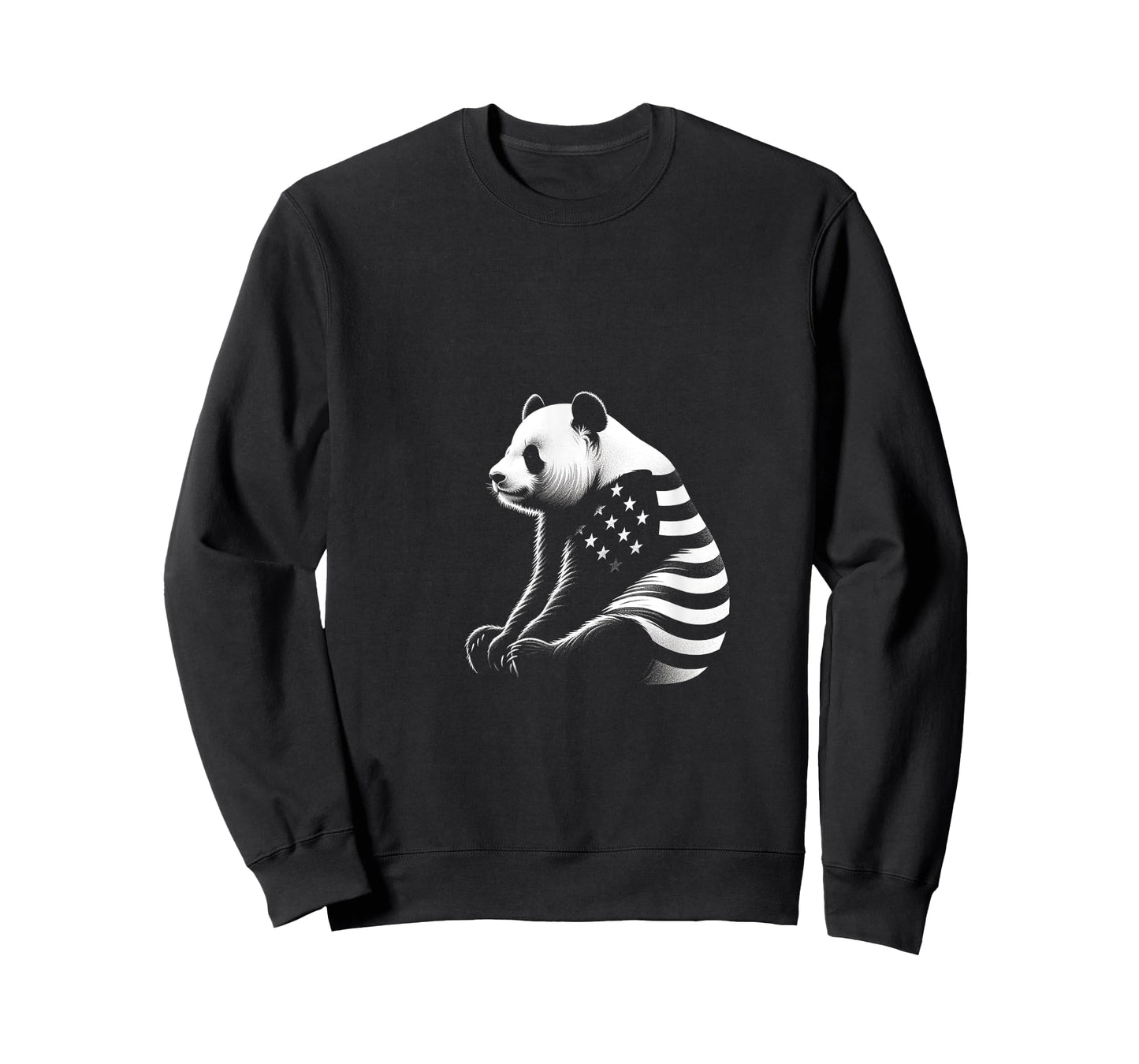 Panda American Flag USA Flag T-Shirt for Women Men