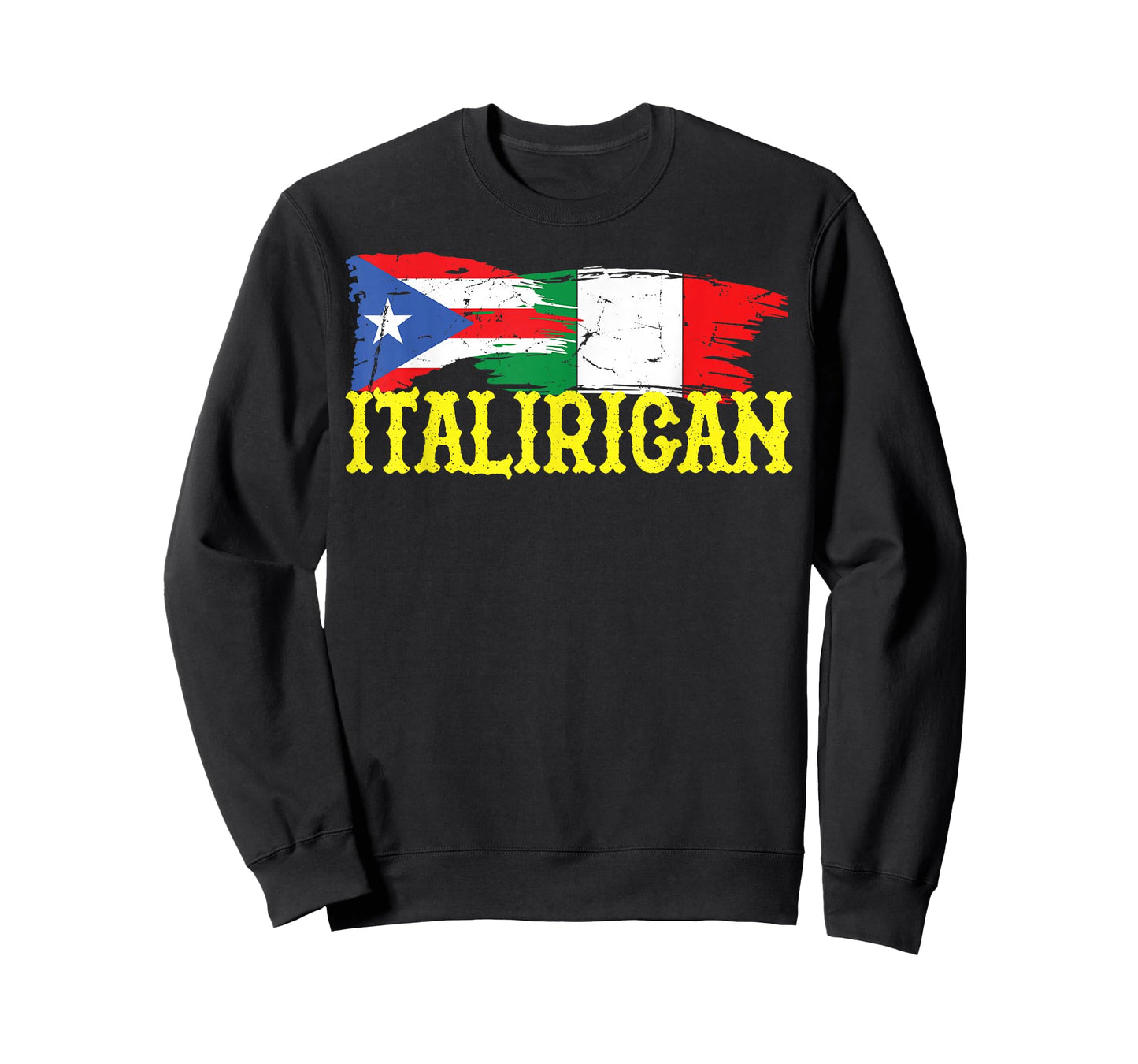 Italian Puerto Rican ItaliRican Italy Flag Puerto Rico Flag T-Shirt