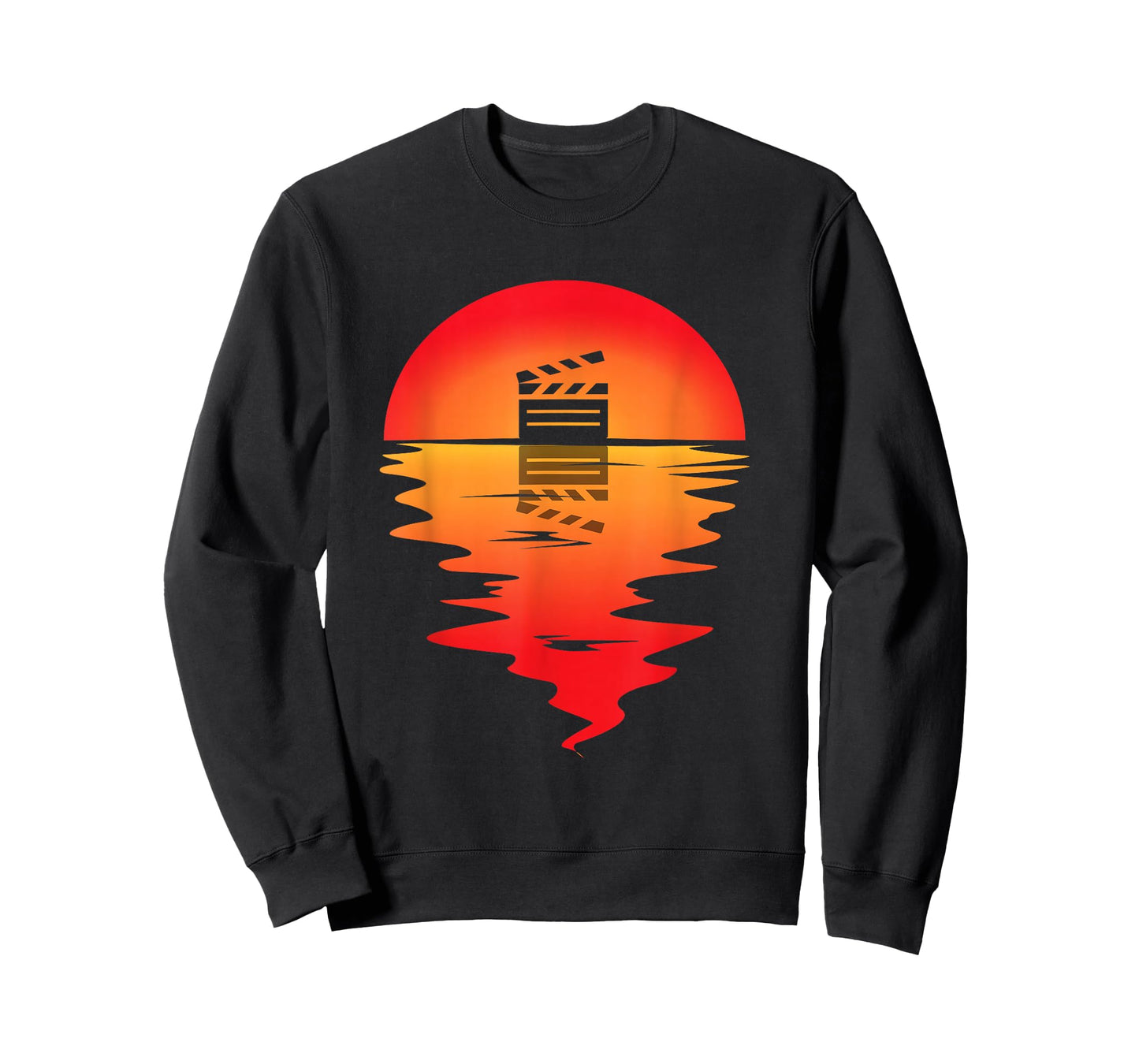 Filmmaker Sunset Clapboard Filmmaking Cinematographer T-Shirt
