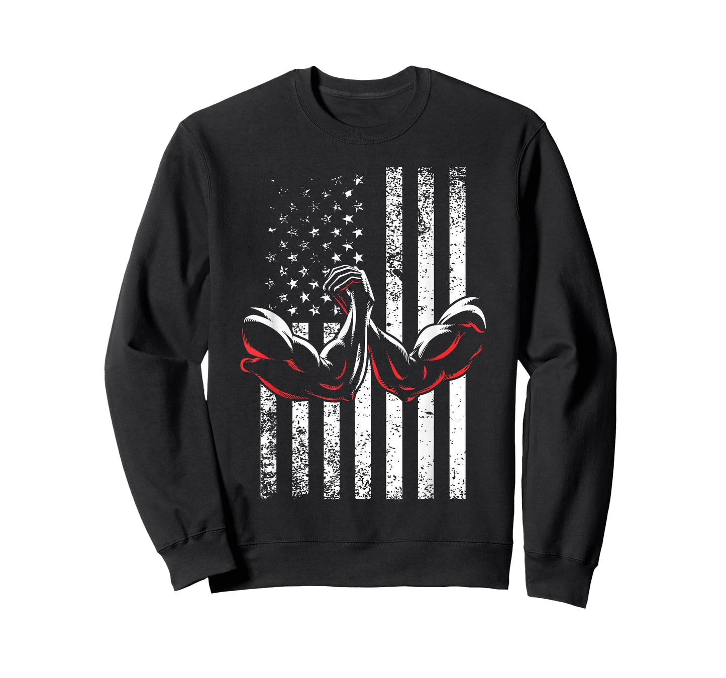 USA Flag Arm Wrestling Table Patriotic Armwrestling Machine T-Shirt