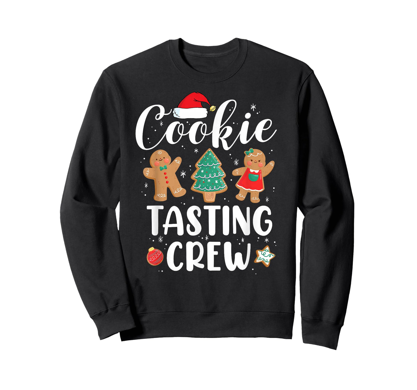 Cookie Tasting Crew Funny Pajamas Family Xmas Christmas T-Shirt