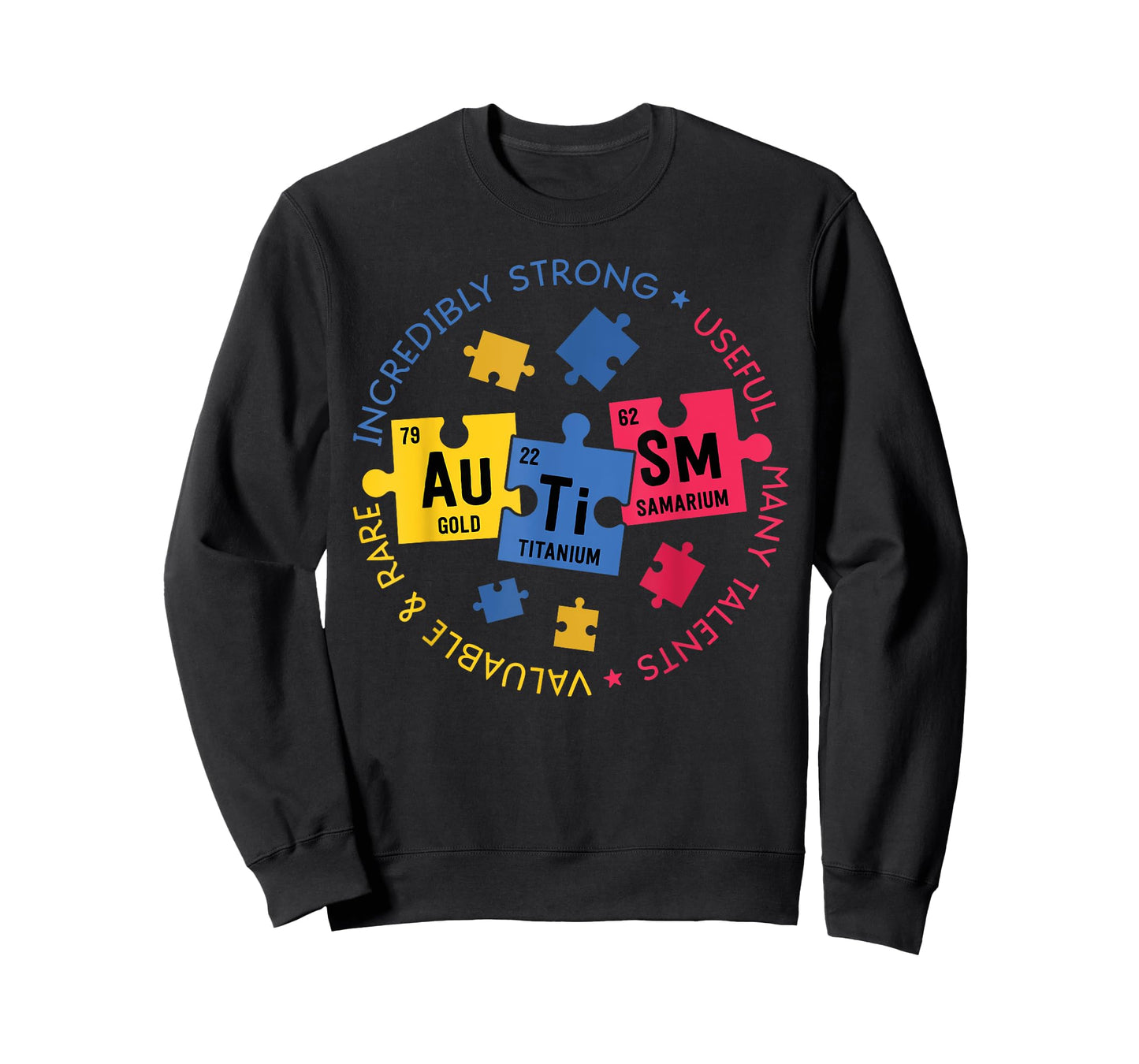 Autism Awareness Shirt Periodic Puzzle Science Teacher Gift Men Women Kids T-Shirt