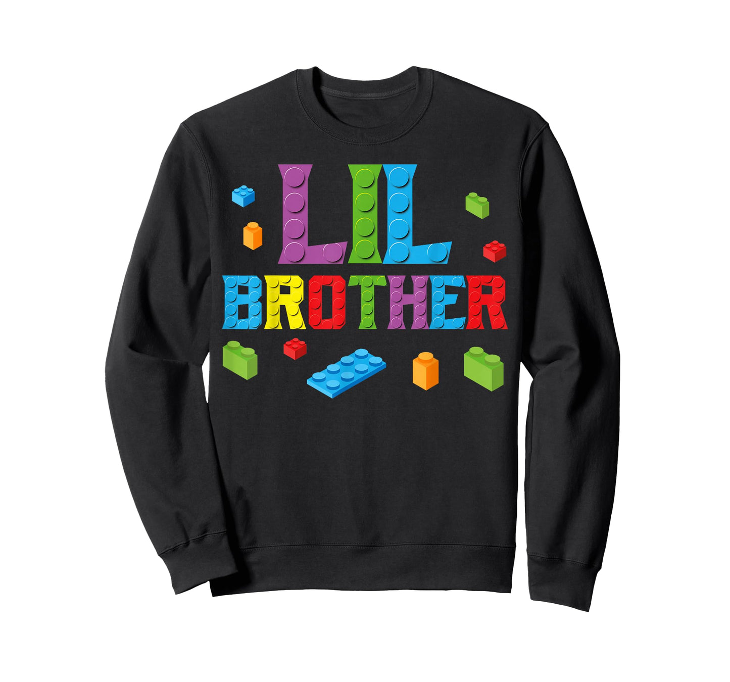 Lil Brother Master Builder Building Bricks Blocks Family Set T-Shirt