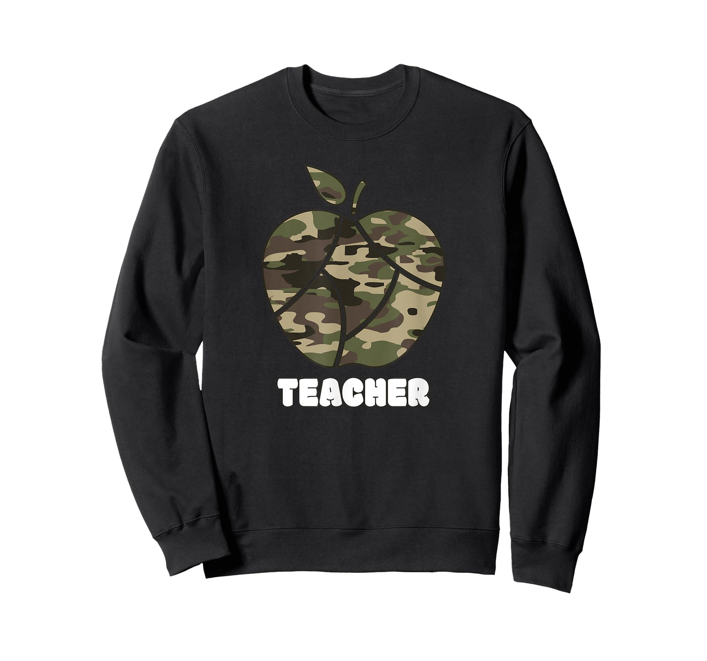 Apple Camoflauge Clothing Camo Student Teacher Cute School T-Shirt for Men Women Kids