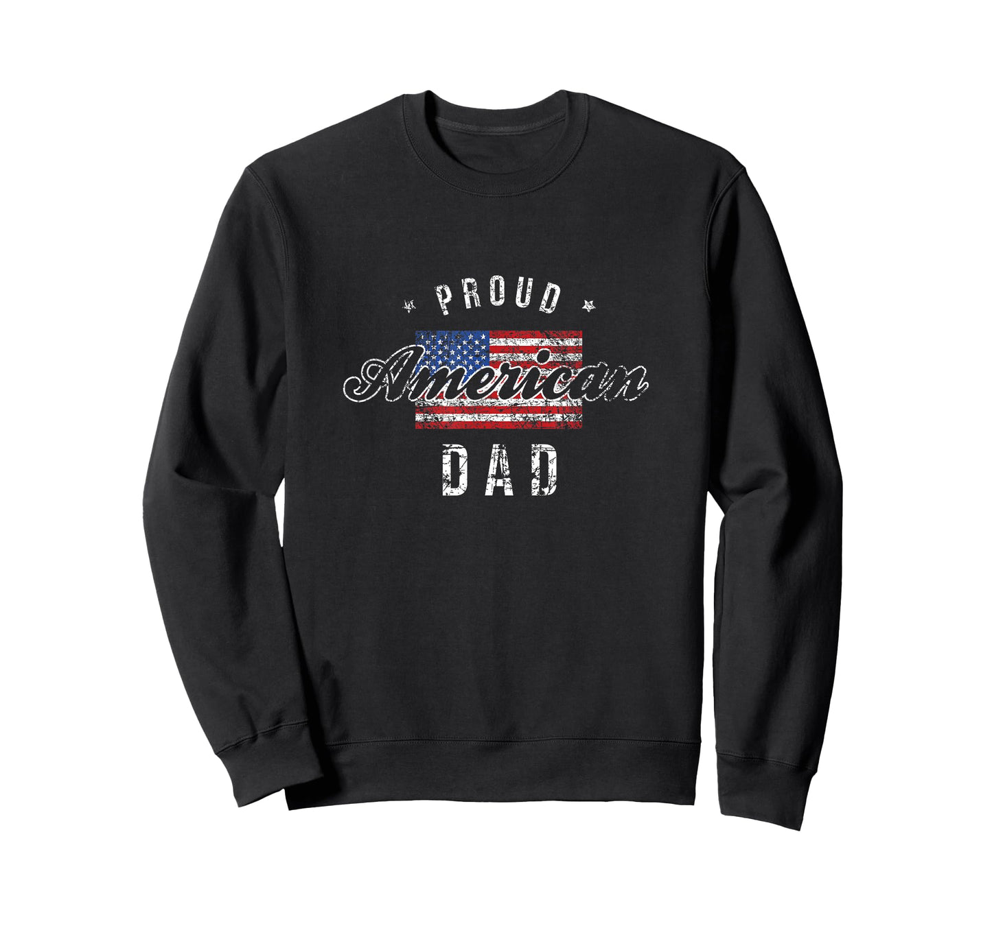 Mens Proud American Dad Shirt, 4th of July Gift USA