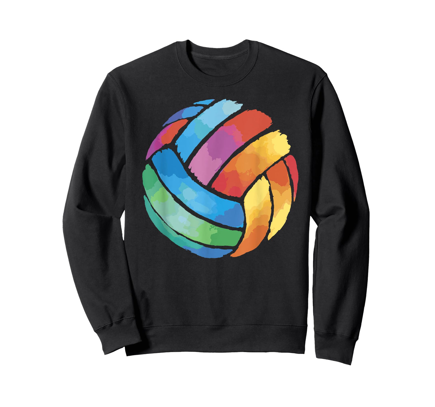 Cute Colorful Volleyball Tee - Colorsplash Volley Ball Gift T-Shirt