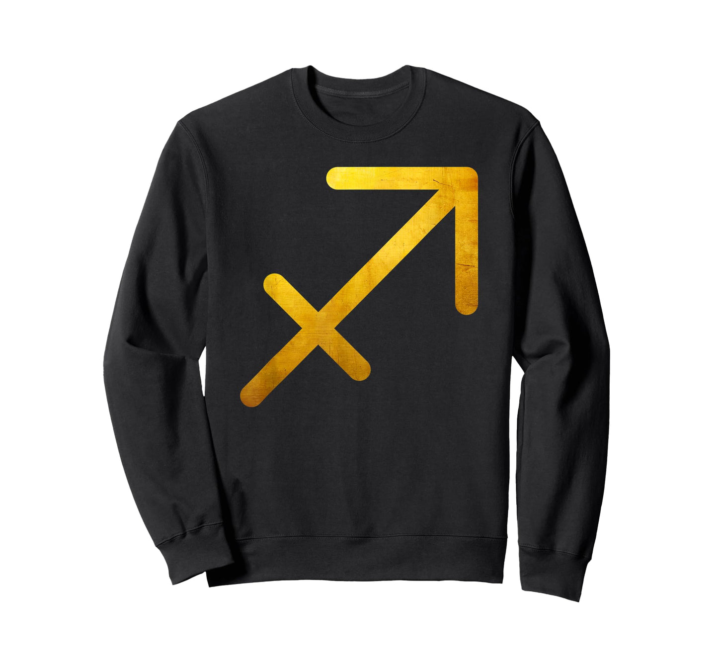 Vintage Gold Sagittarius Zodiac Symbol Art Astrology Star T-Shirt