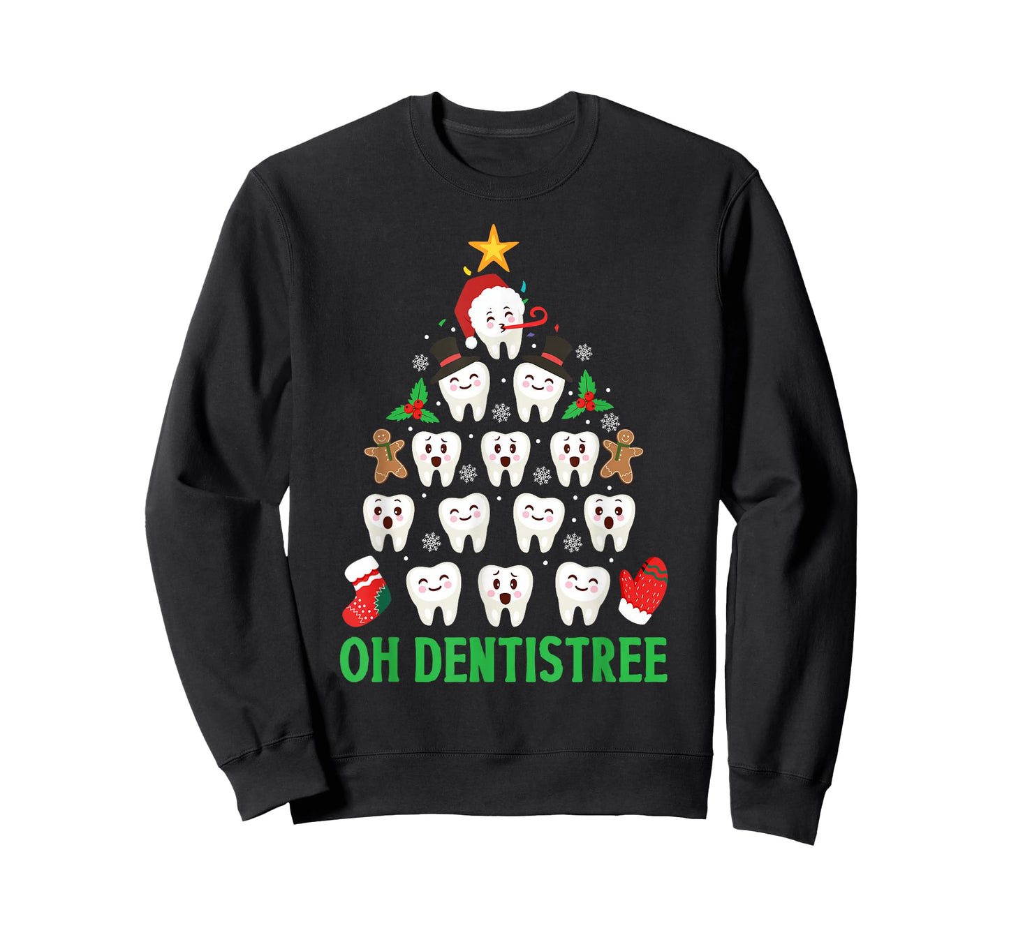 Christmas Dentist Shirt Oh Dentistree Funny Xmas Dental T-Shirt