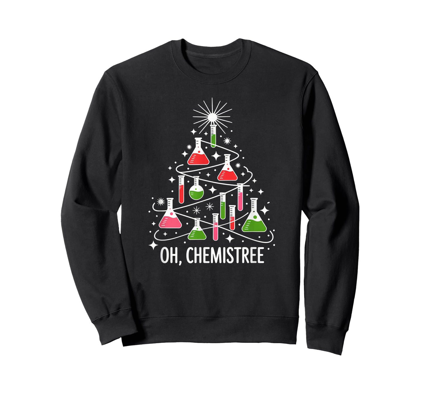 Chemistry Christmas Tree Science Humor Holiday Pun T-Shirt