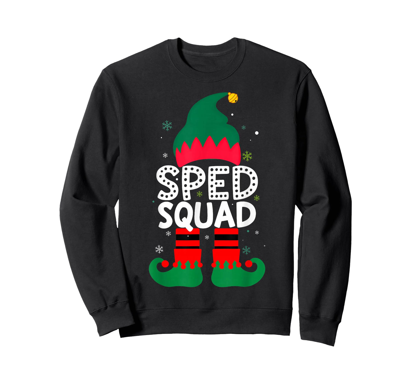 Sped Squad Special Education for Santa Family Christmas elf T-Shirt