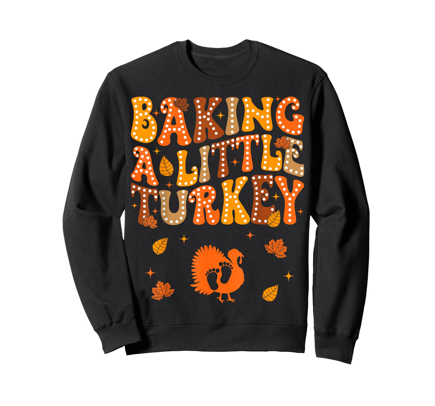Baking A Little Turkey Thanksgiving Pregnancy Announcement T-Shirt