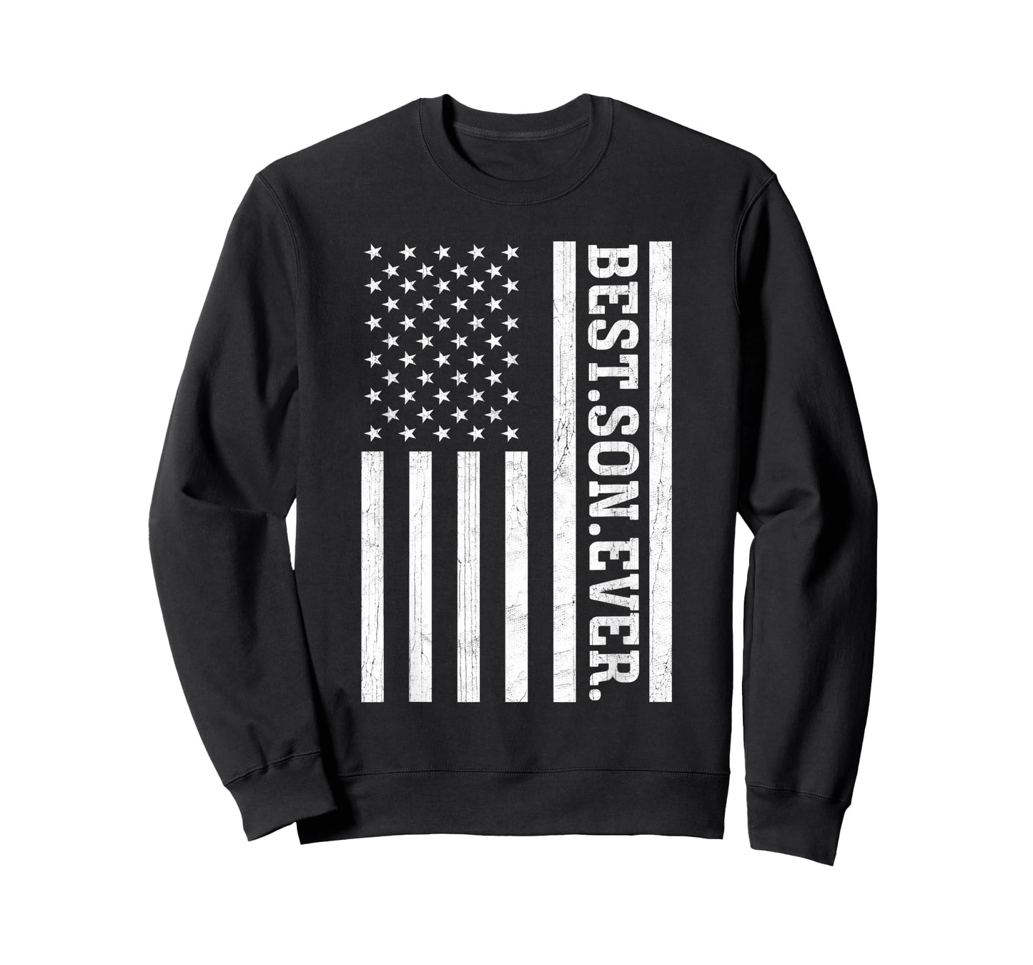 Best Son Ever US American Flag Son Vintage T-Shirt