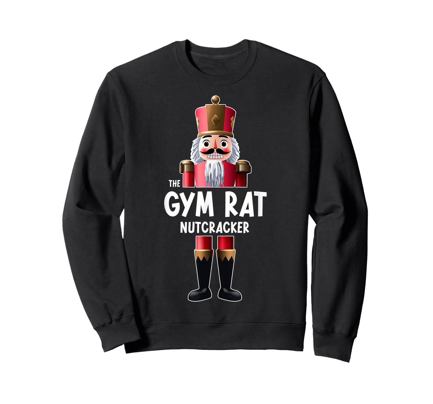 Christmas Party Family Matching Tee New Year Xmas Gym Rat Nutcracker Christmas Workout Gym Humor T-Shirt