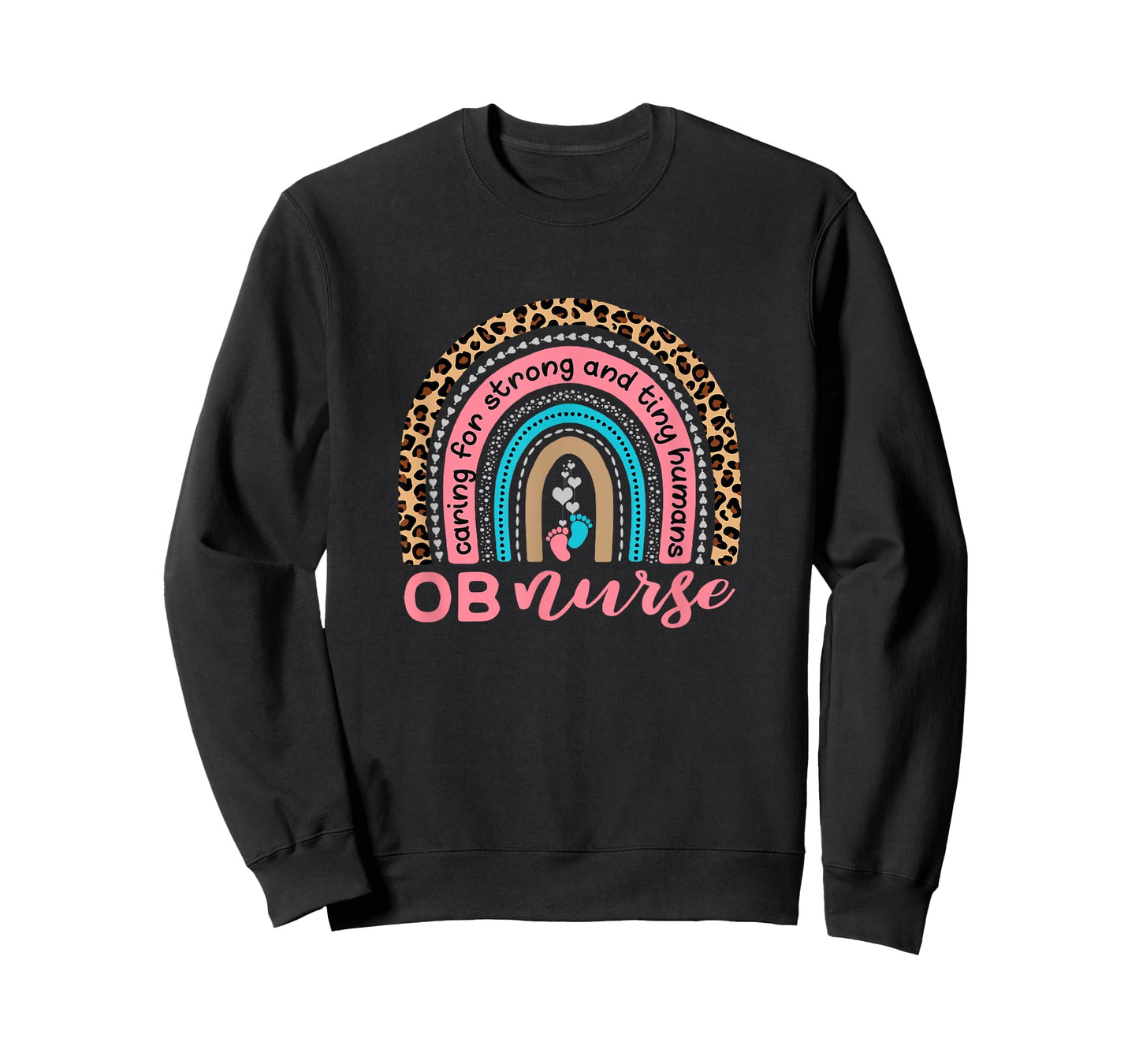 Cute OB Nurse Rainbow - Obstetrics - OB Gyn - Labor Delivery T-Shirt