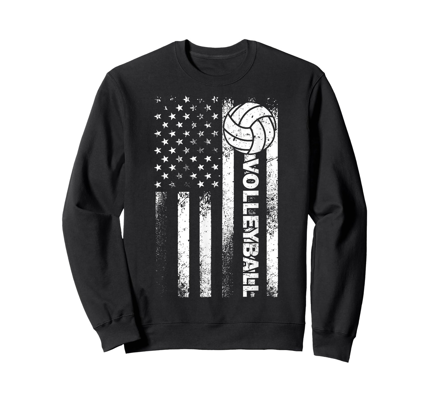 Funny Volleyball Design For Men Women USA Patriotic Athlete T-Shirt