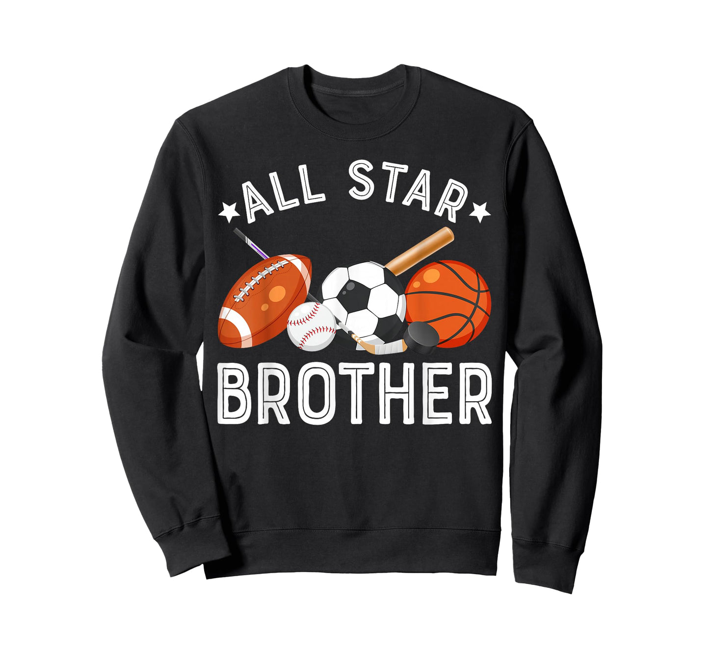 All Star Brother Of The Birthday Boy Basketball Soccer Sport T-Shirt