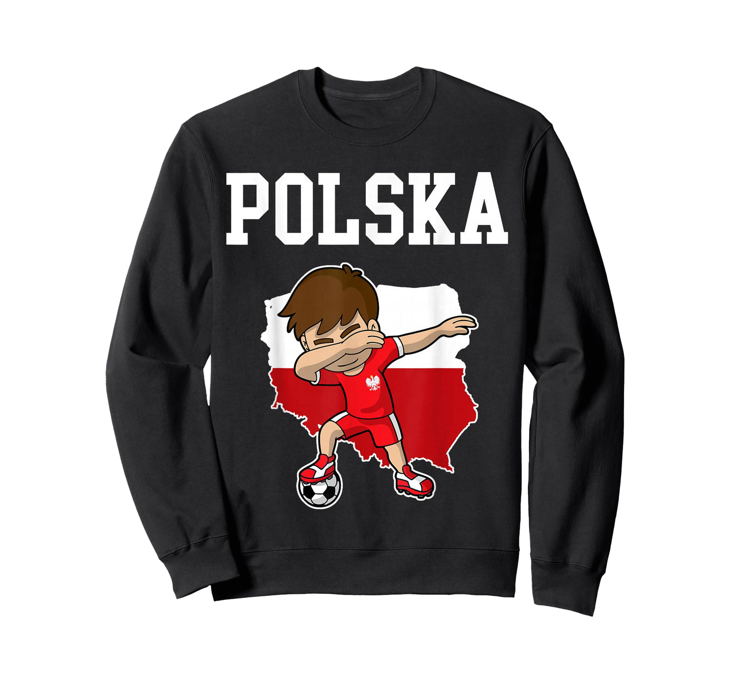 Polska Soccer Poland Polish Dabbing Football T-Shirt