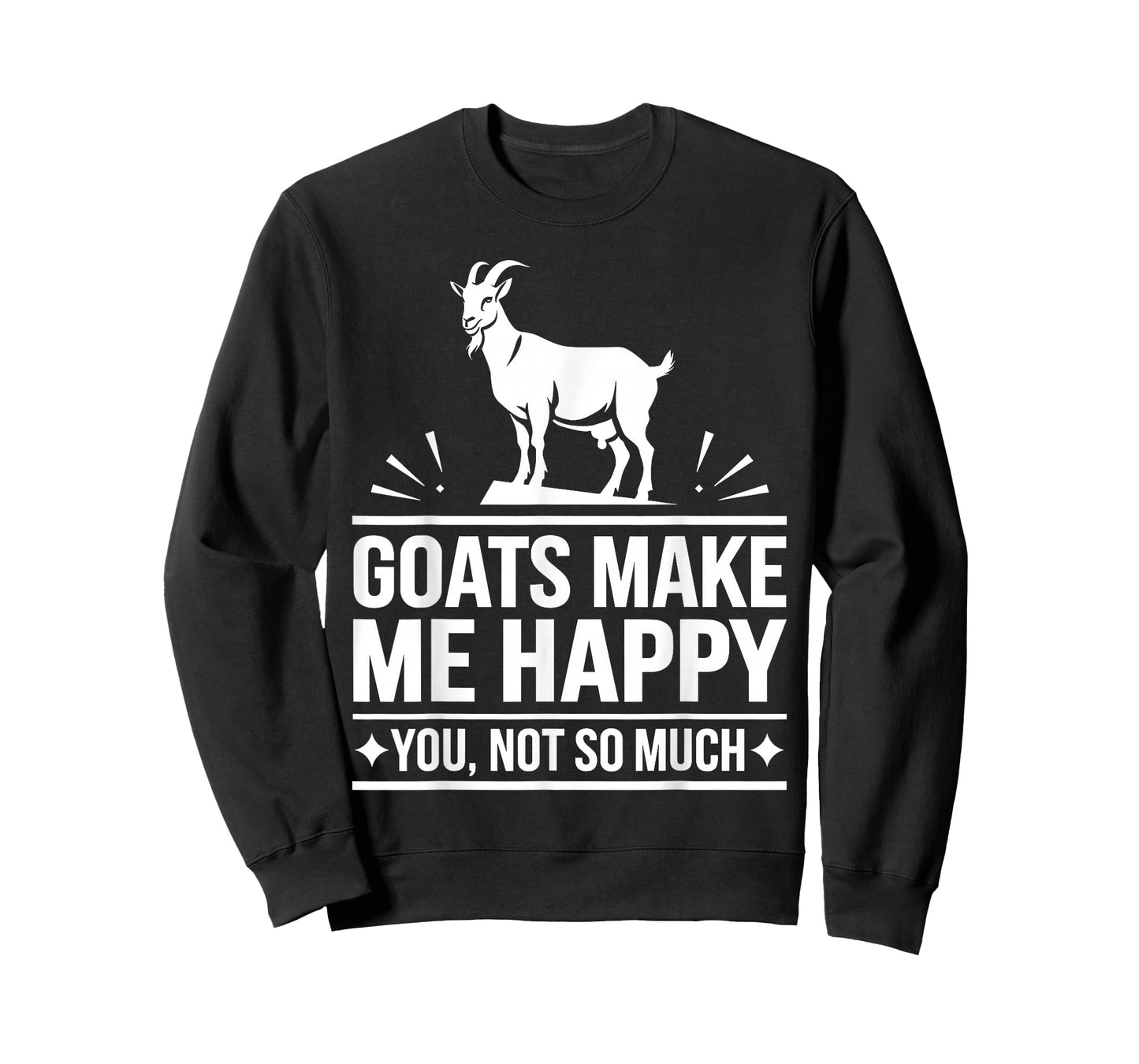 Cute Goat Design for Men Women Kids Animal Farmer Goat Lover T-Shirt